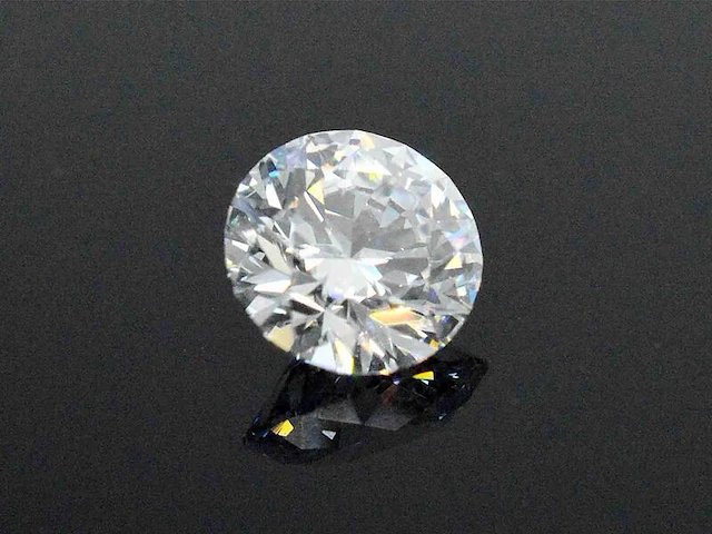 Diamant - 0.41 carat natuurlijke diamant (gecertificeerd) - afbeelding 1 van  4