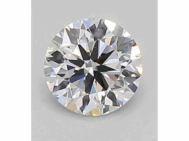 Diamant - 0.42 carat briljant geslepen diamant (gecertificeerd) - afbeelding 1 van  3