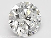 Diamant - 0.42 karaat briljant geslepen diamant (gecertificeerd) - afbeelding 1 van  3