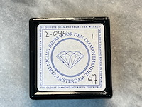 Diamant - 0.44 carat natuurlijke diamant koppel gassan 121 - afbeelding 2 van  2