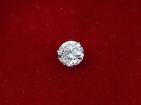 Diamant - 0.46 carat briljant geslepen natuurlijke diamant (gecertificeerd) - afbeelding 1 van  5