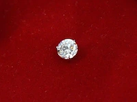 Diamant - 0.46 carat briljant geslepen natuurlijke diamant (gecertificeerd) - afbeelding 2 van  5
