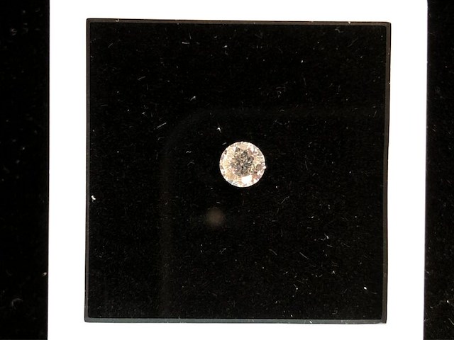 Diamant - 0.47 carat briljant geslepen diamant (gecertificeerd) - afbeelding 2 van  5