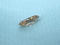 Diamant - 0.49 carat echte champagne gekleurde marquise diamant (gecertificeerd) - afbeelding 3 van  5