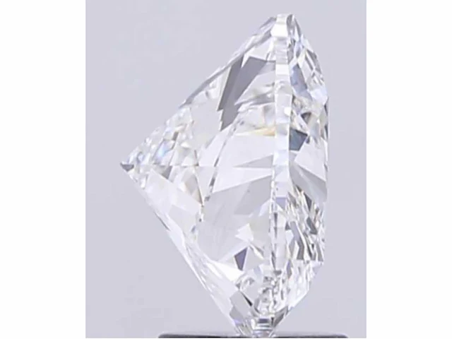 Diamant - 0.50 carat hart vorm geslepen diamant (gecertificeerd) - afbeelding 2 van  3