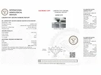 Diamant - 0.50 karaat briljant diamant (gecertificeerd) - afbeelding 3 van  4