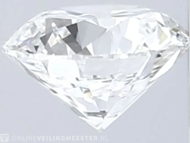 Diamant - 0.50 karaat briljant geslepen diamant (gecertificeerd) - afbeelding 2 van  4