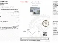 Diamant - 0.50 karaat diamant (gecertificeerd) - afbeelding 3 van  3