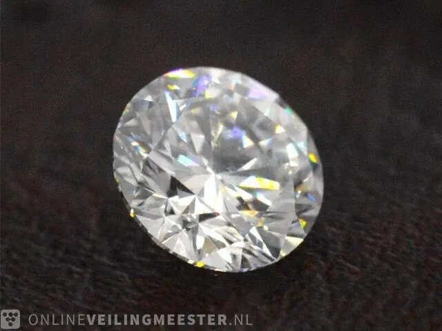 Diamant - 0.50 karaat diamant (gecertificeerd) - afbeelding 1 van  3