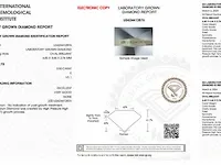 Diamant - 0.50 karaat diamant (igi gecertificeerd) - afbeelding 3 van  5