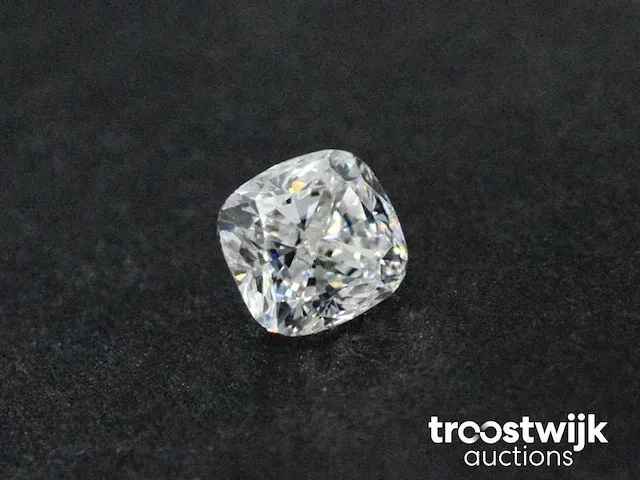 Diamant - 0.50 karaat echte diamant (gecertificeerd) - afbeelding 2 van  3