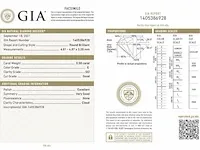 Diamant - 0.50 karaat echte diamant (gia gecertificeerd) - afbeelding 3 van  4
