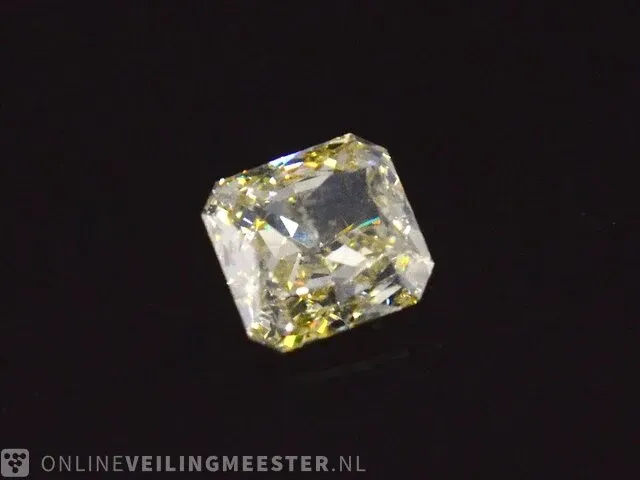 Diamant - 0.50 karaat echte fancy diamant (gia gecertificeerd) - afbeelding 1 van  4