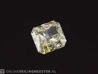 Diamant - 0.50 karaat echte fancy diamant (gia gecertificeerd)