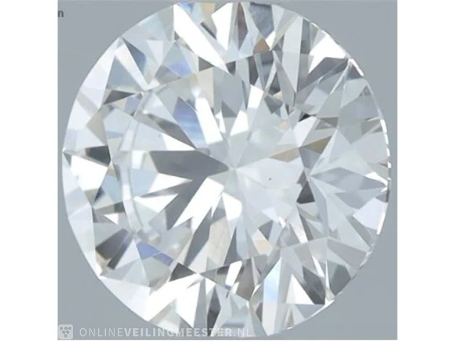 Diamant - 0.51 karaat briljant diamant (gia gecertificeerd) - afbeelding 1 van  4
