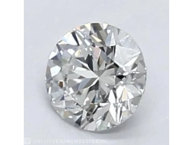 Diamant - 0.51 karaat briljant geslepen diamant (gecertificeerd) - afbeelding 1 van  5