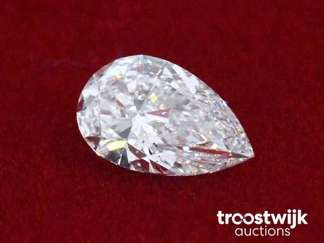 Diamant - 0.51 karaat echte diamant (gecertificeerd) - afbeelding 1 van  3