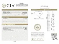 Diamant - 0.51 karaat echte diamant (gecertificeerd) - afbeelding 3 van  3