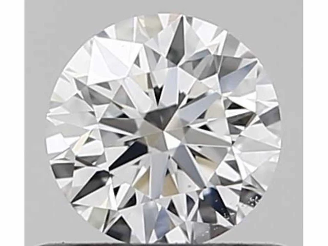 Diamant - 0.52 carat briljant geslepen diamant (gecertificeerd) - afbeelding 1 van  3