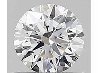 Diamant - 0.52 carat briljant geslepen diamant (gecertificeerd) - afbeelding 1 van  3