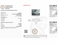 Diamant - 0.52 carat briljant geslepen diamant (gecertificeerd) - afbeelding 3 van  3