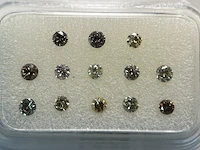 Diamant - 0.52 carat briljant geslepen diamant (gecertificeerd) - afbeelding 2 van  3