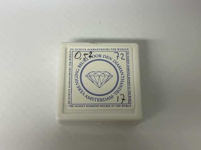 Diamant - 0.52 carat echte natuurlijke diamant - afbeelding 2 van  4
