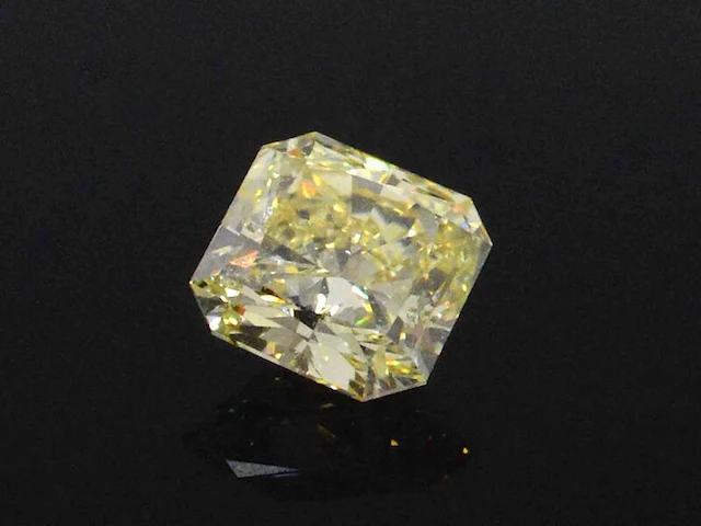 Diamant - 0.52 carat natuurlijke fancy diamant (gecertificeerd) - afbeelding 1 van  5