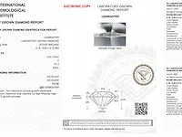 Diamant - 0.52 karaat briljant diamant (gecertificeerd) - afbeelding 2 van  2