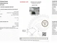 Diamant - 0.52 karaat diamant (gecertificeerd) - afbeelding 3 van  3