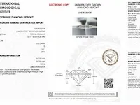 Diamant - 0.52 karaat diamant (gecertificeerd) - afbeelding 2 van  2