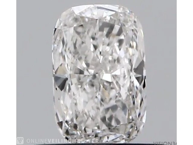 Diamant - 0.52 karaat kussenvorm geslepen diamant (gecertificeerd) - afbeelding 1 van  5