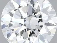 Diamant - 0.53 karaat briljant diamant (gecertificeerd) - afbeelding 1 van  4