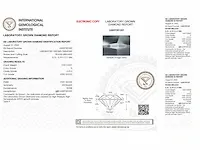 Diamant - 0.53 karaat briljant diamant (gecertificeerd) - afbeelding 3 van  4
