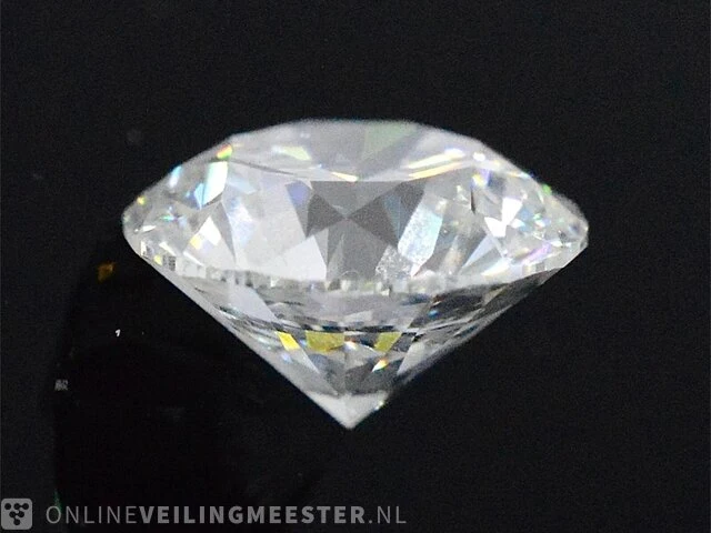 Diamant - 0.53 karaat echte natuurlijke starcut briljant geslepen diamant (gecertificeerd) - afbeelding 2 van  3