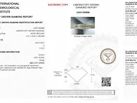 Diamant - 0.54 karaat diamant (gecertificeerd) - afbeelding 3 van  3