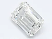 Diamant - 0.54 karaat emerald geslepen diamant (gecertificeerd) - afbeelding 1 van  3