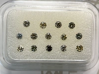 Diamant - 0.55 carat natuurlijk gekleurde diamant (gecertificeerd) - afbeelding 1 van  5