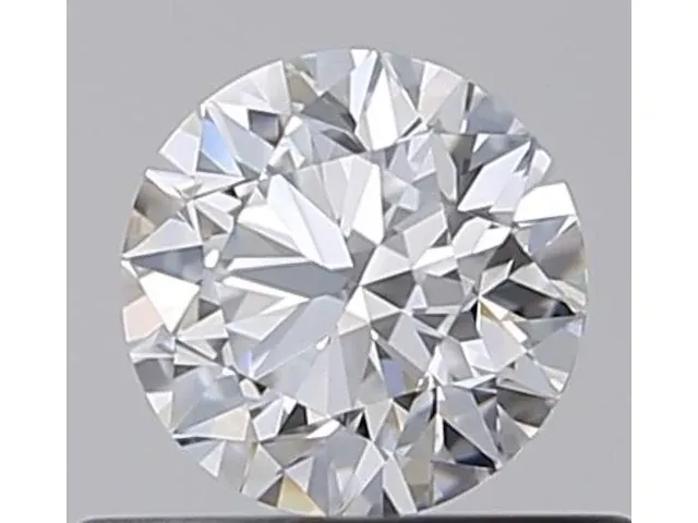 Diamant - 0.55 karaat briljant diamant (gecertificeerd) - afbeelding 1 van  3
