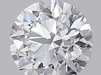 Diamant - 0.55 karaat briljant diamant (gecertificeerd) - afbeelding 1 van  3