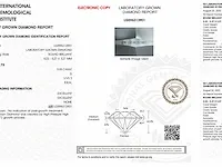 Diamant - 0.55 karaat briljant diamant (gecertificeerd) - afbeelding 3 van  3
