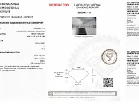 Diamant - 0.56 karaat hart vorm geslepen diamant (gecertificeerd) - afbeelding 3 van  3