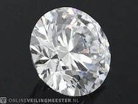 Diamant - 0.57 karaat briljant geslepen diamant ( igi gecertificeerd ), lab grown