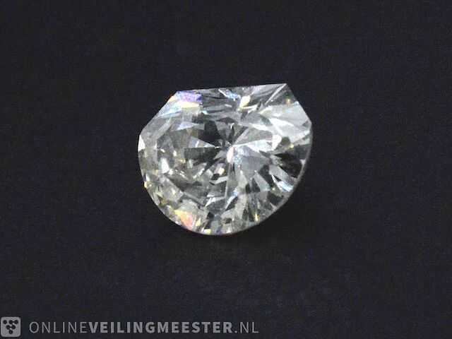 Diamant - 0.58 karaat echte diamant (gecertificeerd) - afbeelding 1 van  3