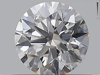 Diamant - 0.59 carat roze fancy colour briljant geslepen diamant (gecertificeerd) - afbeelding 1 van  5