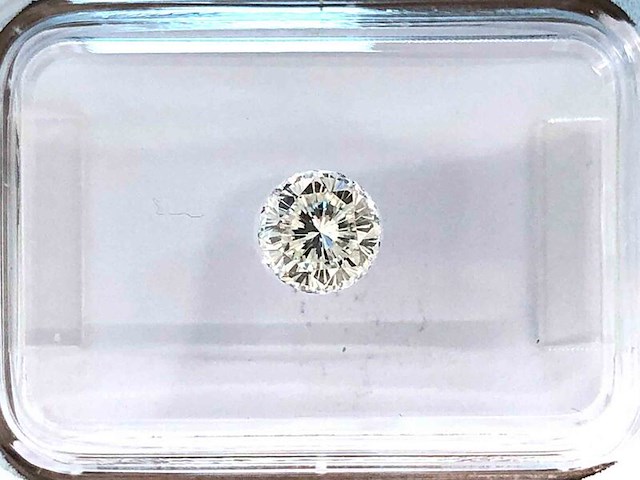 Diamant - 0.60 carat natuurlijke "star of amsterdam" diamant (gecertificeerd) - afbeelding 1 van  5