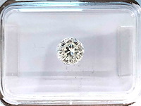 Diamant - 0.60 carat natuurlijke "star of amsterdam" diamant (gecertificeerd) - afbeelding 1 van  5