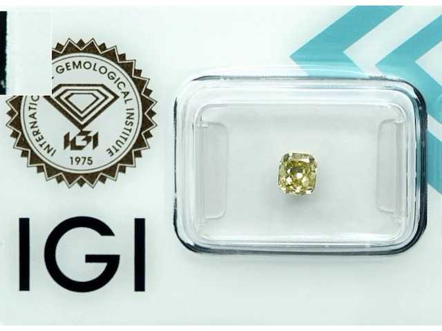 Diamant - 0.61ct ( igi gecertificeerd ), si1 fancy color - afbeelding 1 van  12