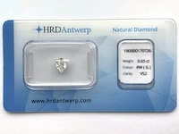 Diamant - 0.65 karaat echte diamant (gecertificeerd) - afbeelding 1 van  5