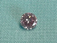Diamant - 0.67 carat echte fancy roze gekleurde unieke diamant (gecertificeerd) - afbeelding 1 van  7